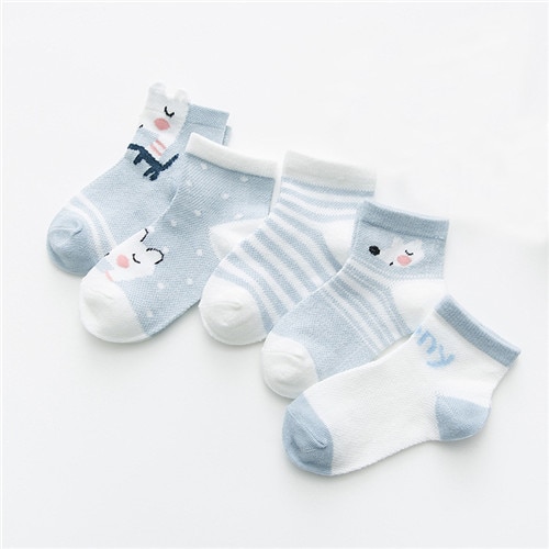 Baby Socks Cartoon Designs (Set of 5 pairs)